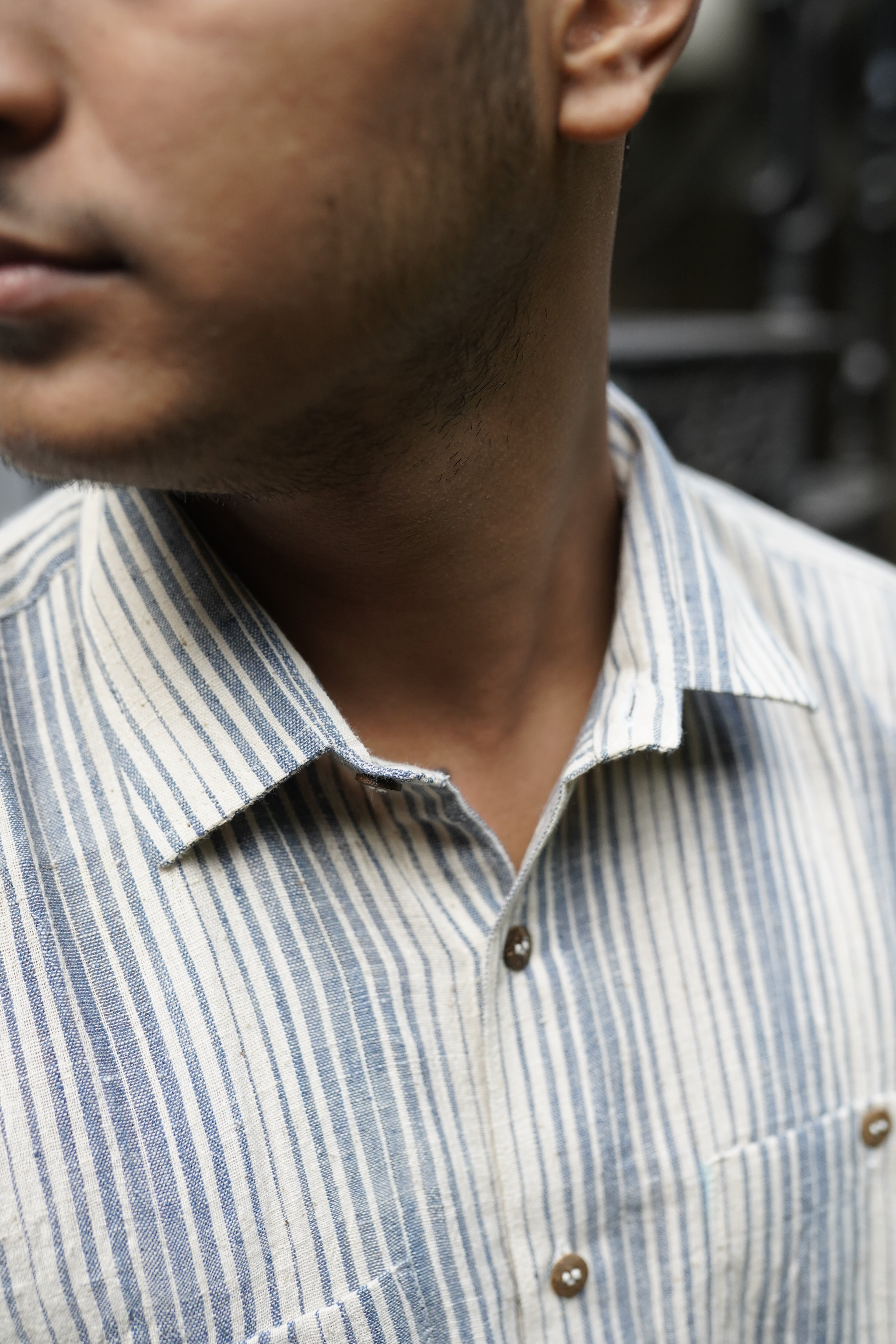 Pure Kala Cotton shirt multi stripes