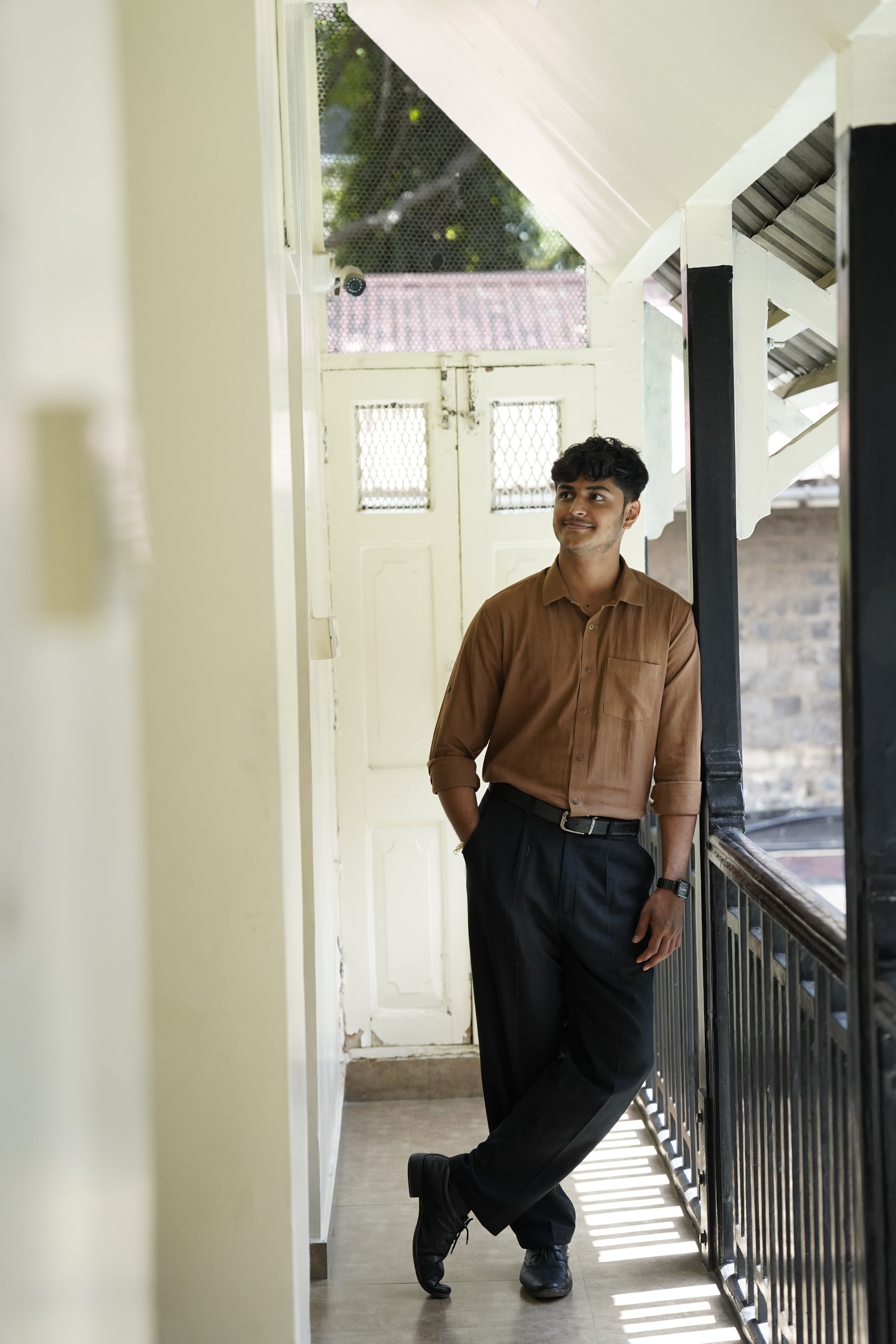 Pure Khadi shirt Brown