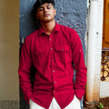 Brick Red Double Pocket