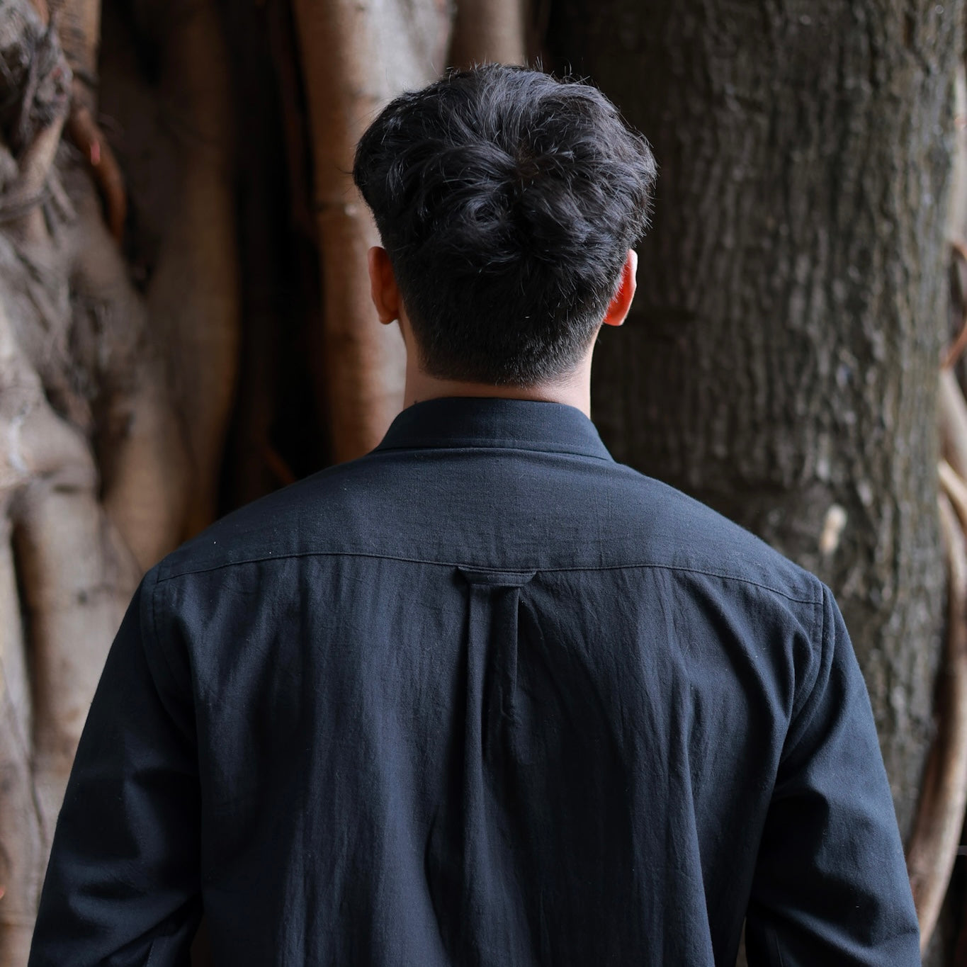 Khadi Shirt Trio — Classic Collar · Double & Single Pocket